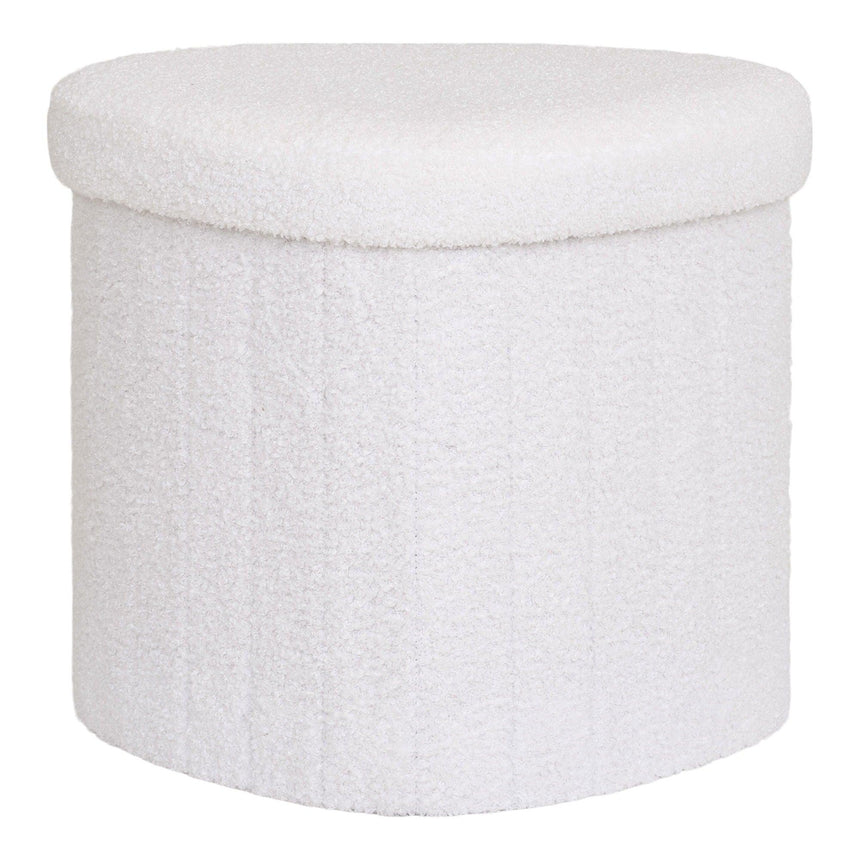 Medford storage teddy pouf