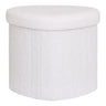 Medford storage teddy pouf