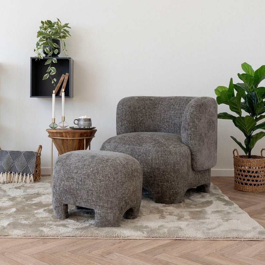 Nazare fabric pouf