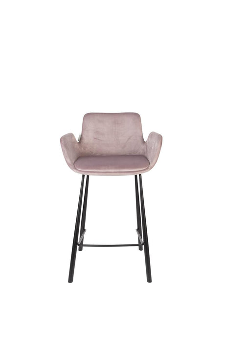 Brit karfás bárszék – Elegáns fekete PU bőr és indusztriális acél