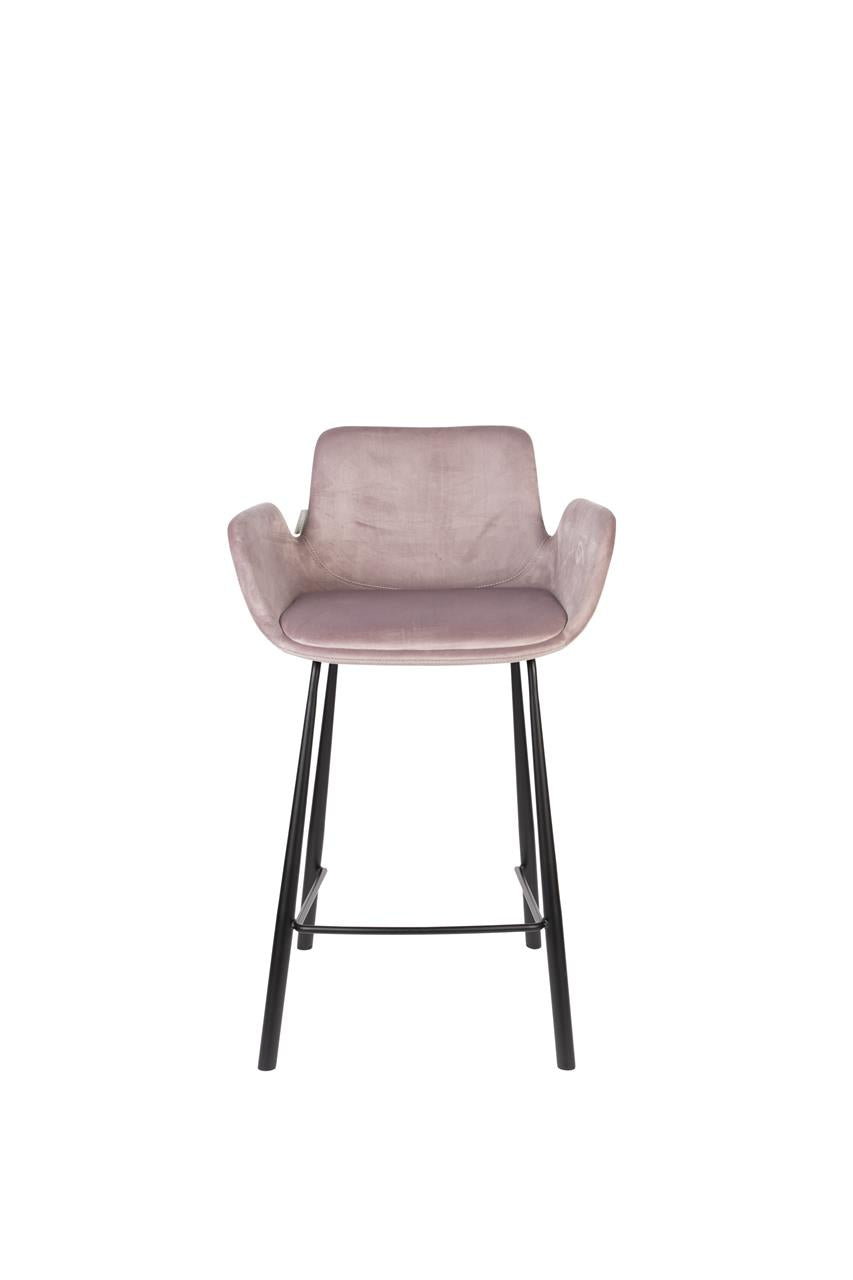 Brit karfás bárszék – Elegáns fekete PU bőr és indusztriális acél