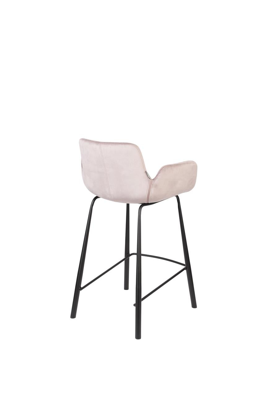 Brit karfás bárszék – Elegáns fekete PU bőr és indusztriális acél