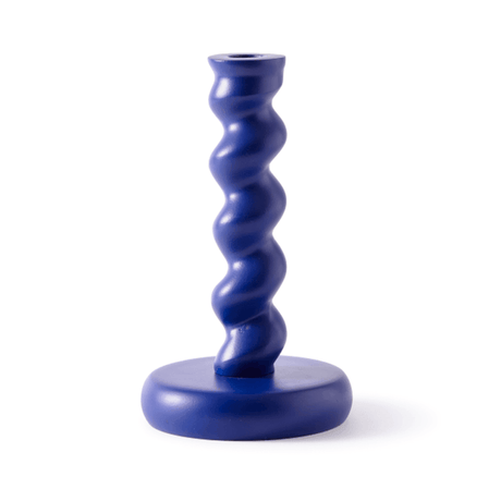 Twister metal candle holder 24cm