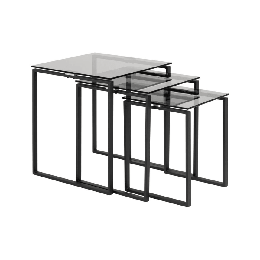 Katrine glass side table set