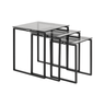 Katrine glass side table set