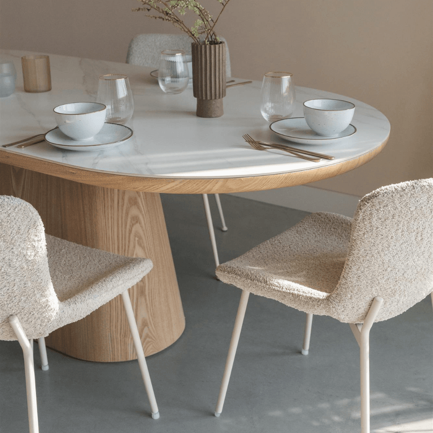 Almira wooden dining table