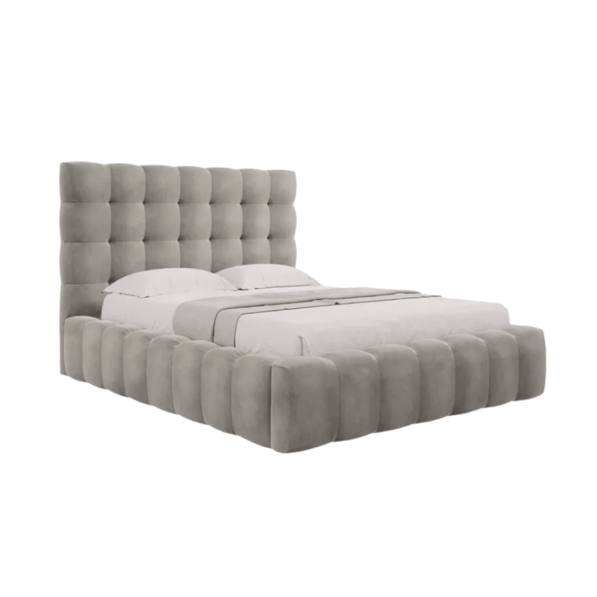 Mamaia bouclé bed frame 140x200