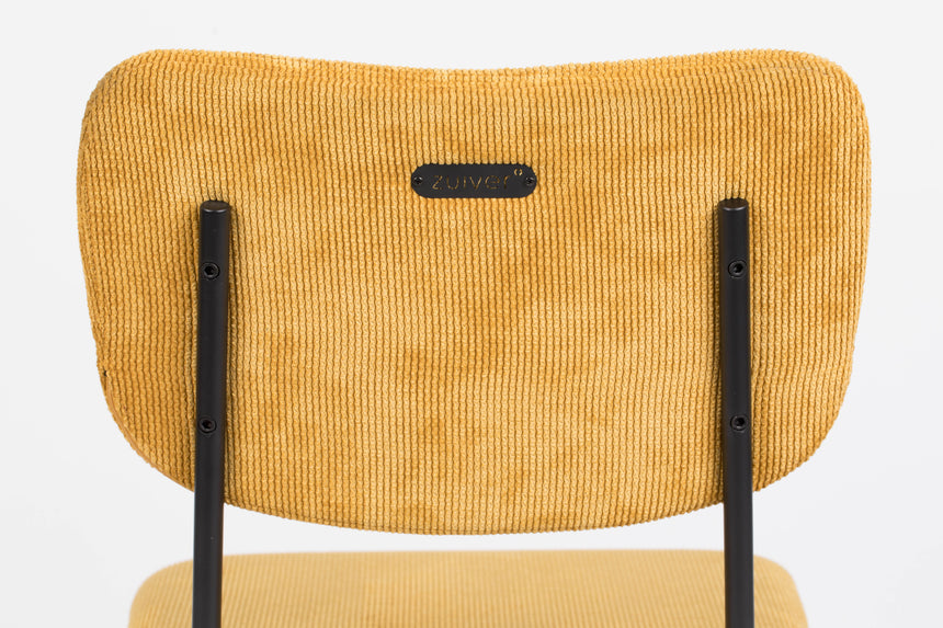 Benson corduroy low bar stool