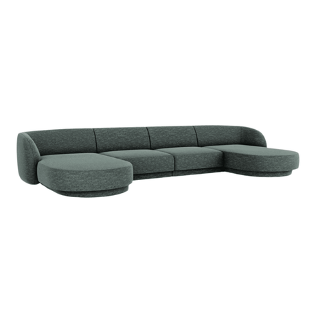 Miley U alakú zsenília kanapé