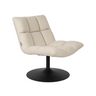 Philly fabric swivel armchair