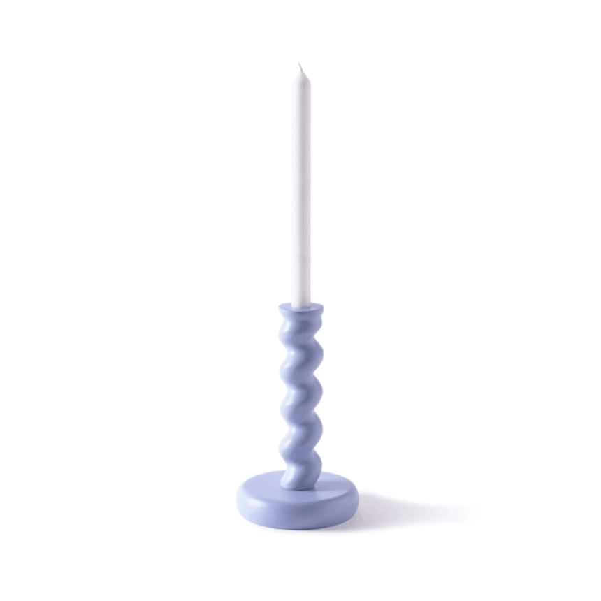 Twister metal candle holder 24cm