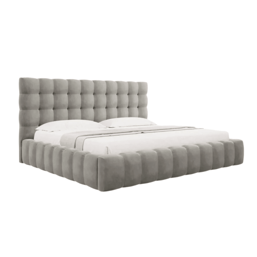 Mamaia bouclé bed frame 200x200