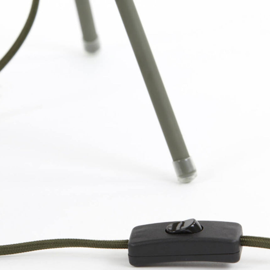 Plumeria fabric table lamp Ø25