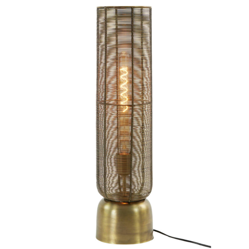 Lezuza fém asztali lámpa Ø15.5