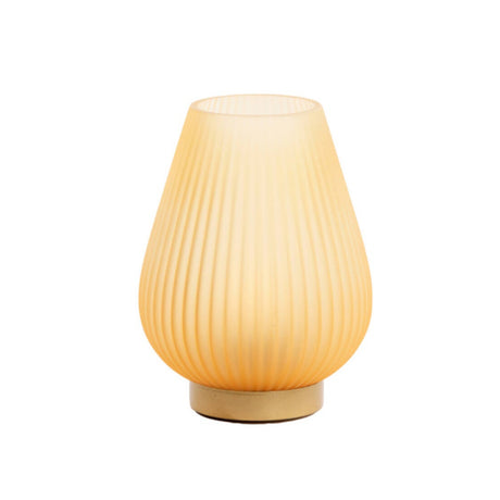 Tajera üveg asztali lámpa matt Ø14,5