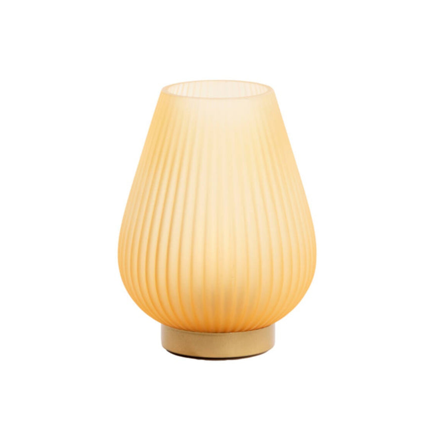 Tajera üveg asztali lámpa matt Ø14,5