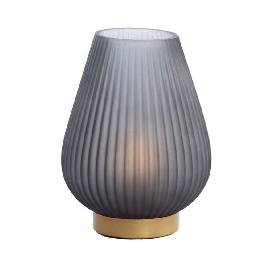 Tajera üveg asztali lámpa matt Ø21