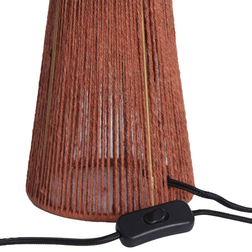 Fugia juta asztali lámpa Ø36