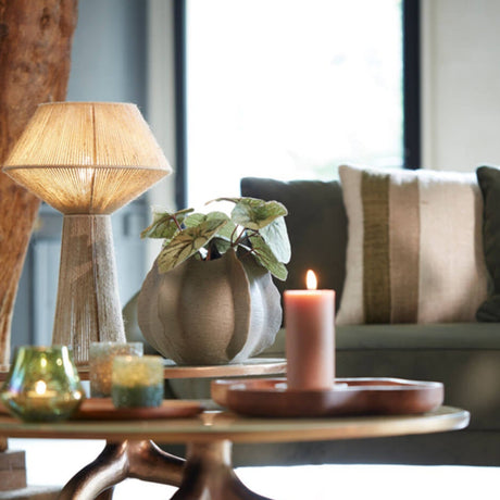 Fugia juta asztali lámpa Ø36