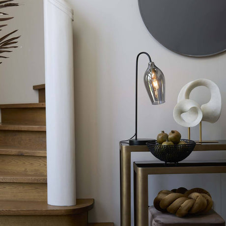 Lukaro üveg asztali lámpa