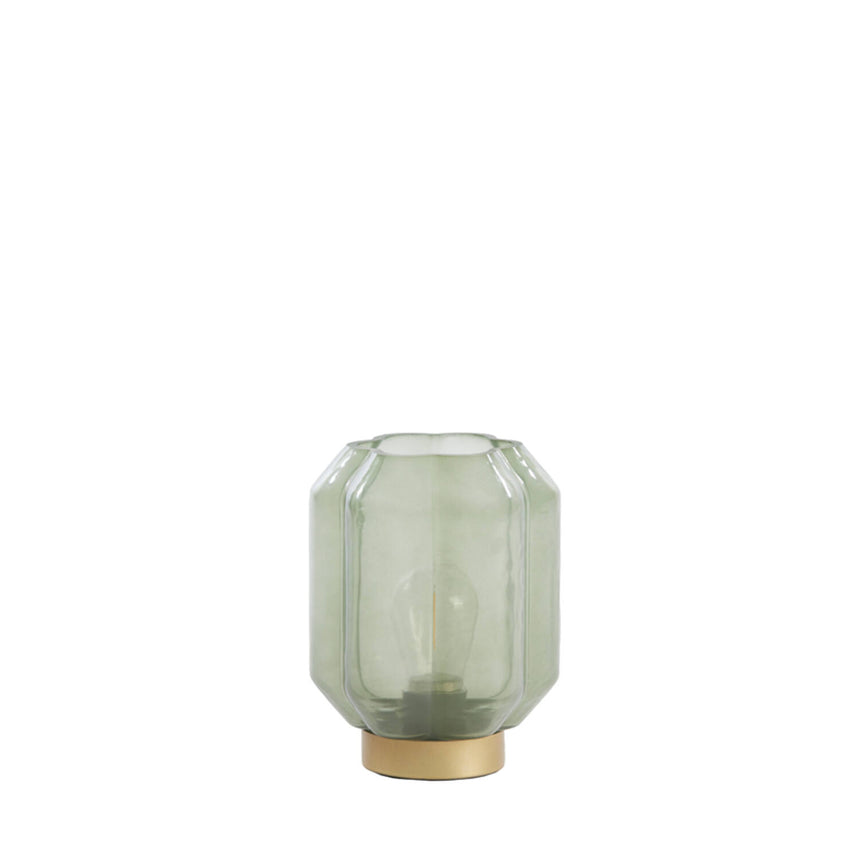 Yvias üveg asztali lámpa Ø13