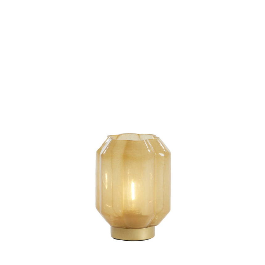 Yvias üveg asztali lámpa Ø13