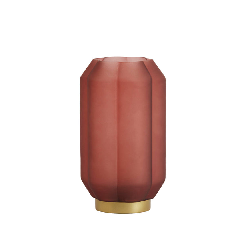 Yvias üveg asztali lámpa matt Ø15