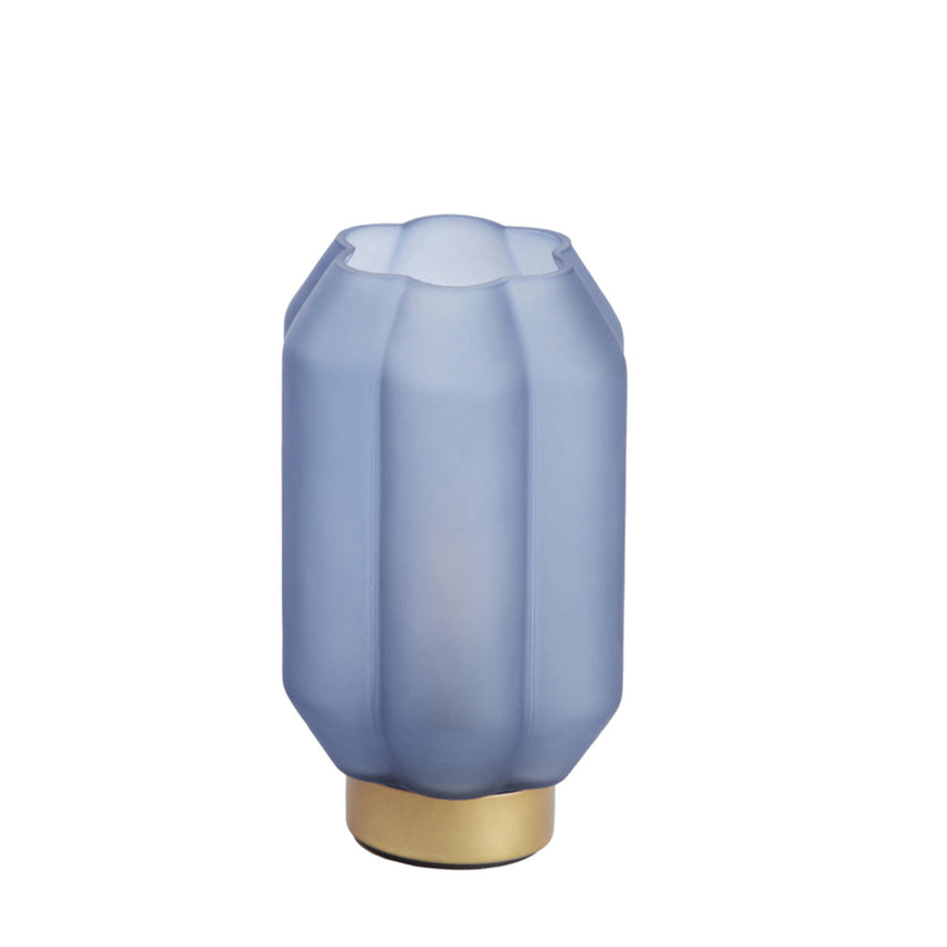 Yvias üveg asztali lámpa matt Ø15