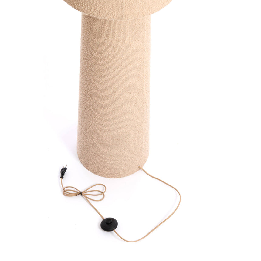 Mikkel curly floor lamp