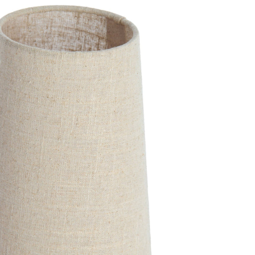 Howie szövet asztali lámpa fekete láb