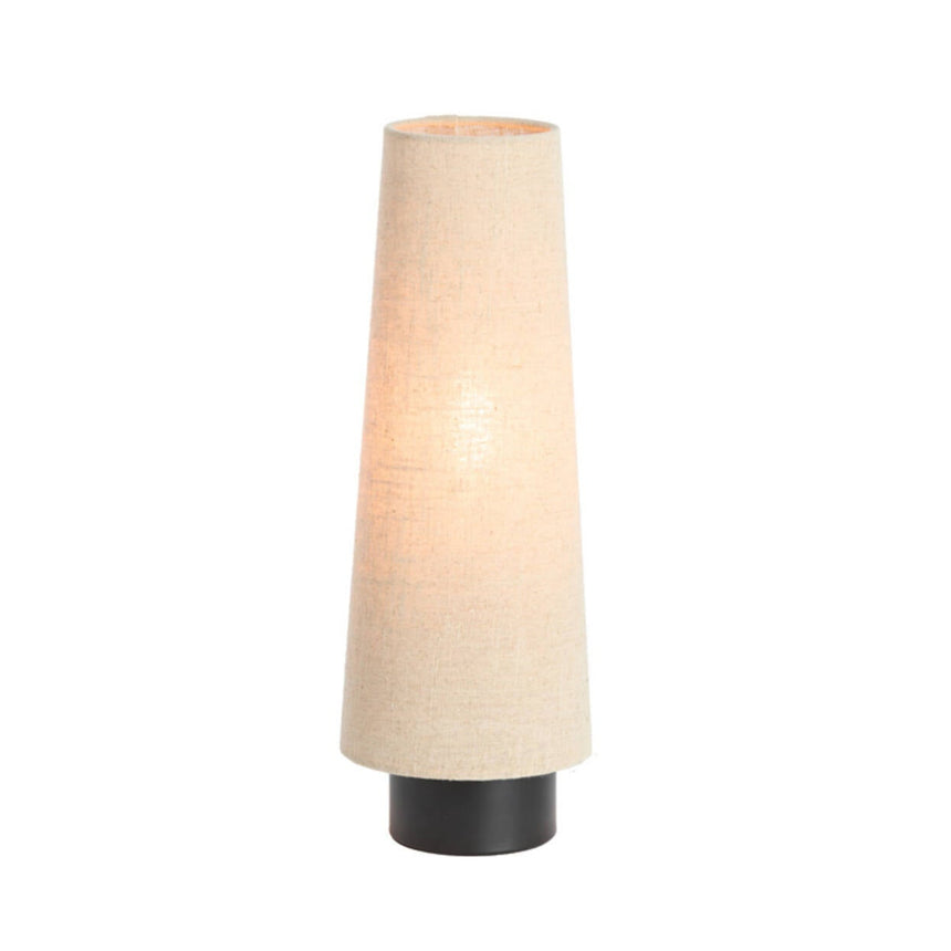 Howie szövet asztali lámpa fekete láb