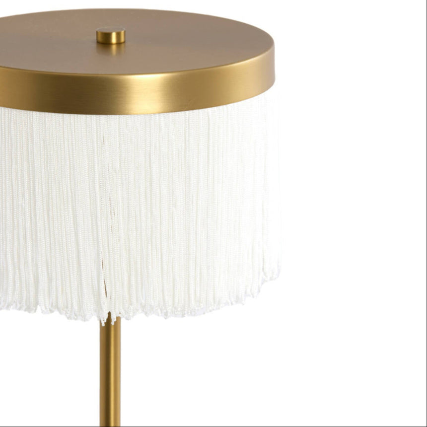 Diny fém asztali lámpa bronz láb