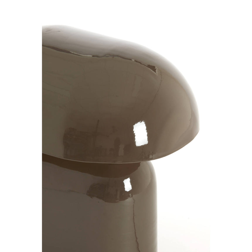 Todd asztali lámpa – Fényes sötétbarna fém