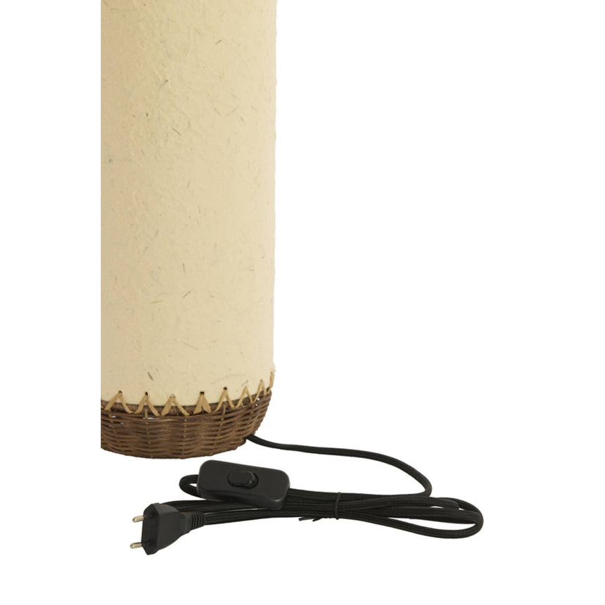 Tio dekoratív asztali lámpa – Rattan és papír kombinációjával