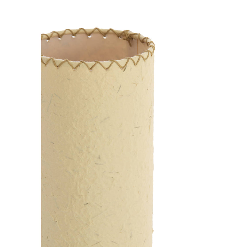 Tio dekoratív asztali lámpa – Magas, karcsú kivitel rattan és papír kombinációjával