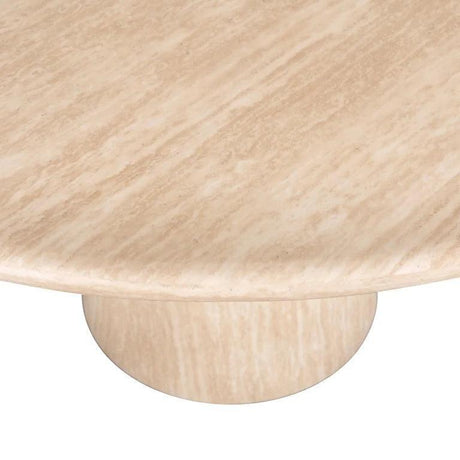 Fictus limestone dining table Ø140