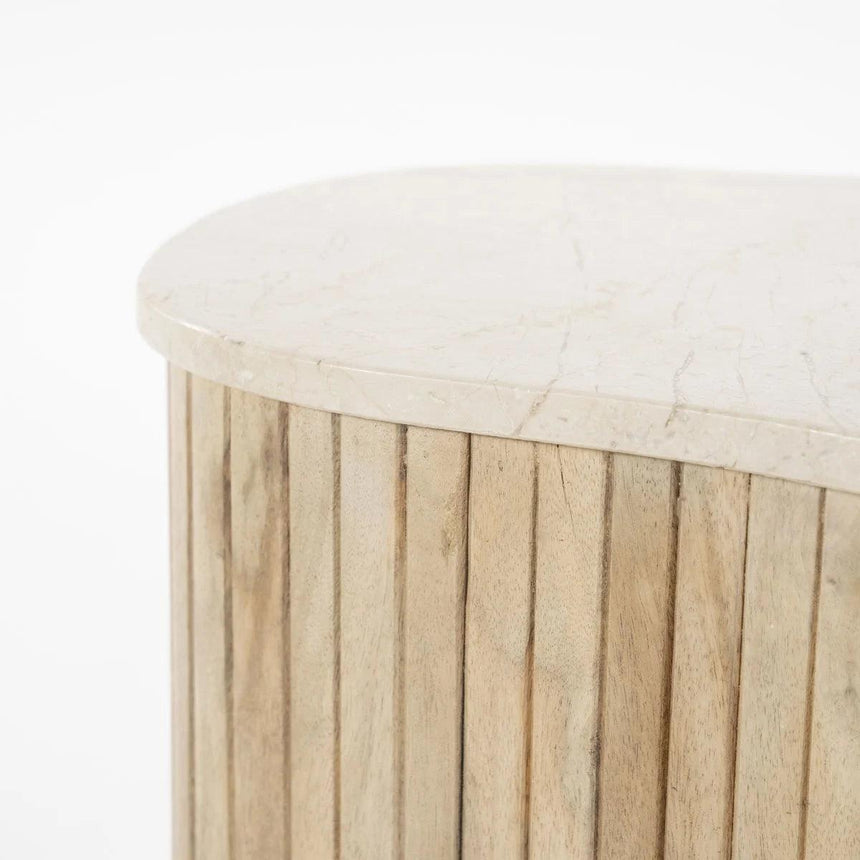 Kira marble coffee table 70x47