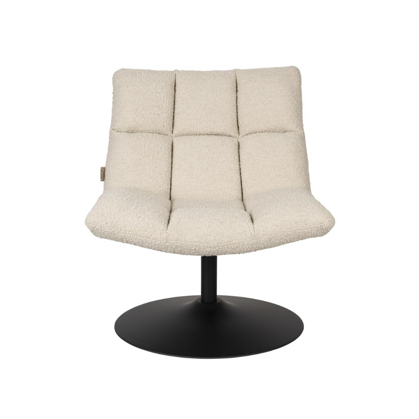 Philly fabric swivel armchair