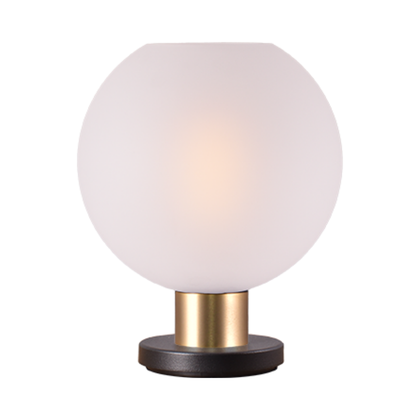 Lazise üveg asztali lámpa arany foglalattal Ø20