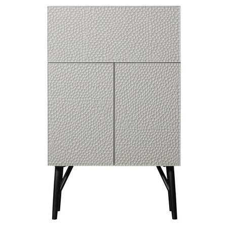 Carved 2 ajós fa bárszekrény-0