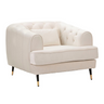 Praga velvet armchair