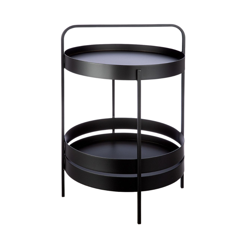 Level metal storage table