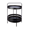 Level metal storage table