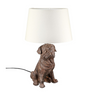Monkey resin table lamp 34cm