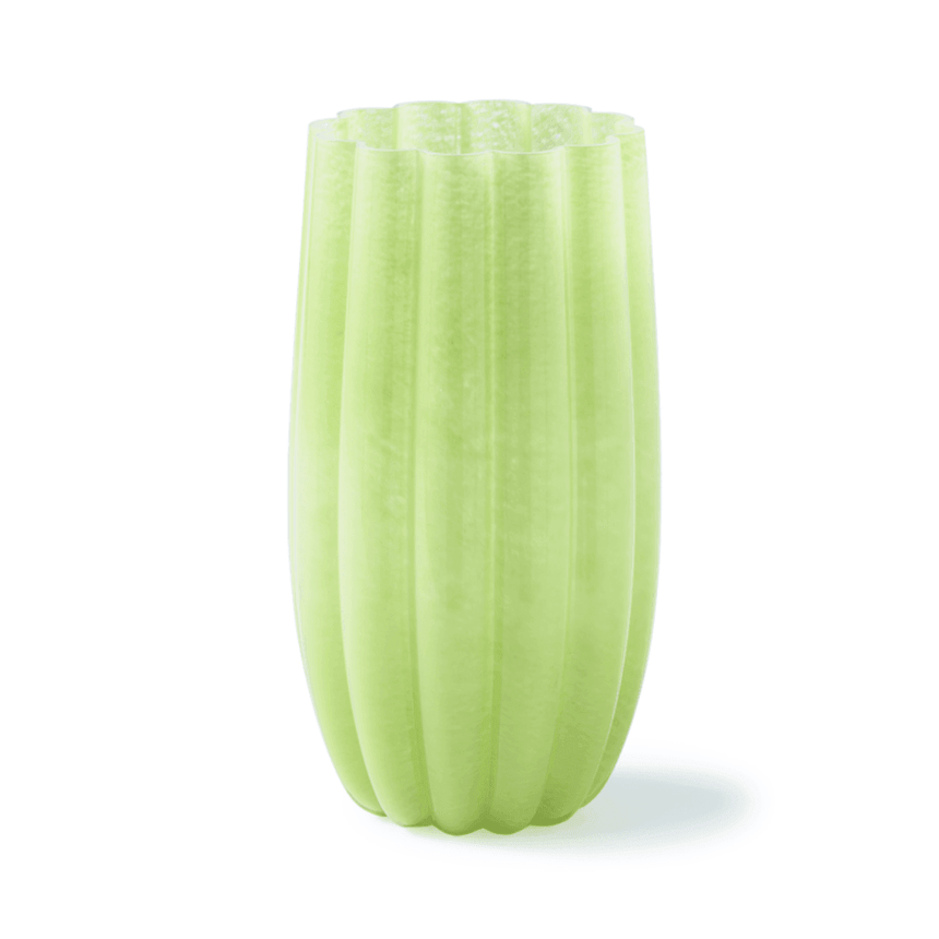 Melon glass vase 38cm