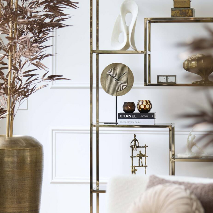 Gwenna metal table clock