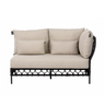 Pure fabric garden sofa element left