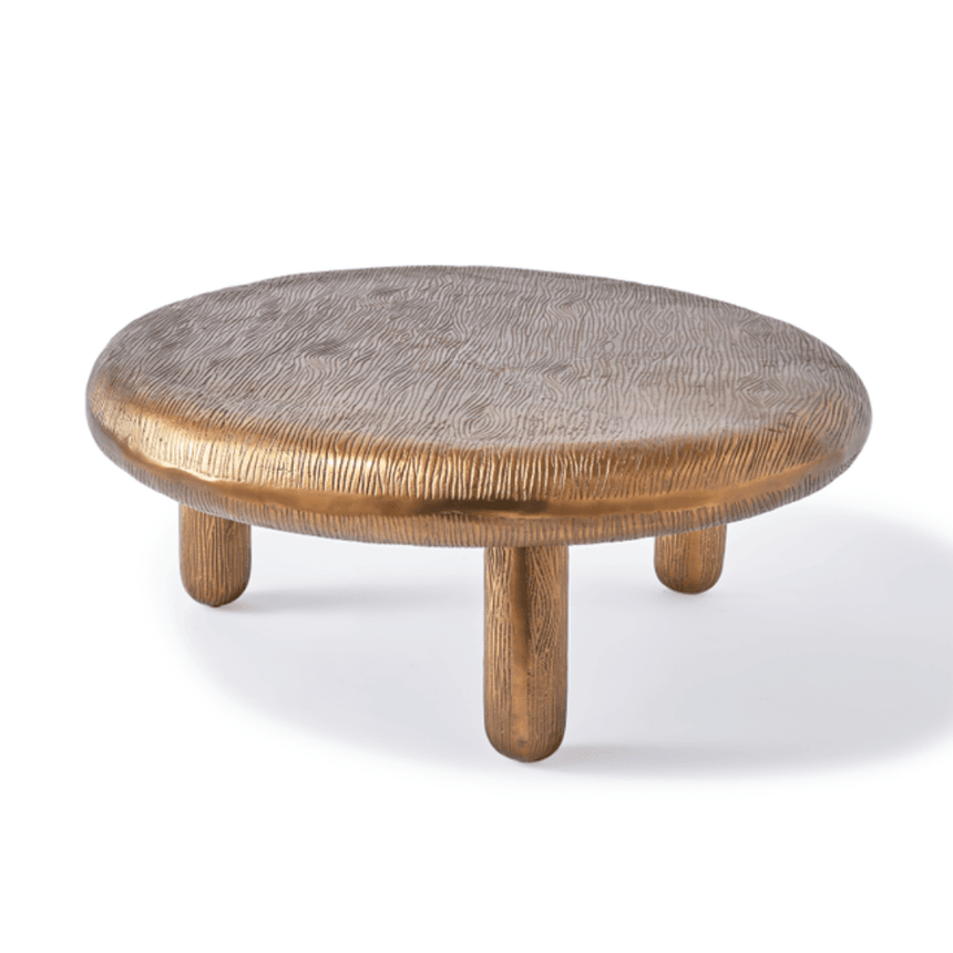 Thick Disk metal coffee table