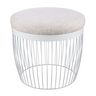 Pure Living fabric footstool