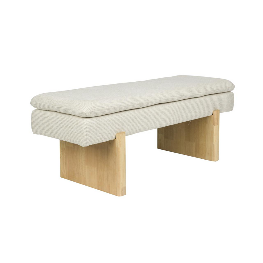 Brave wooden bench